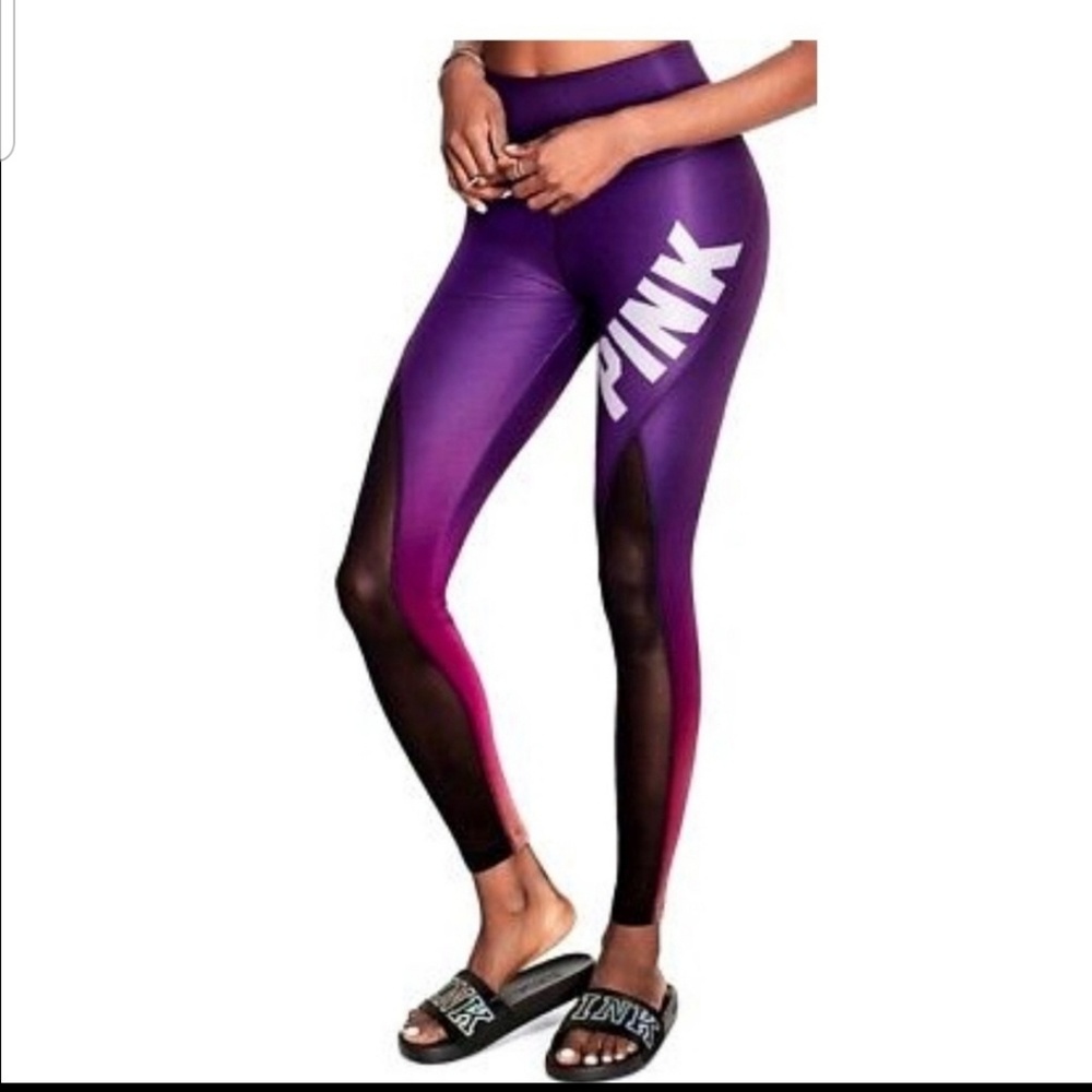 ISO - PURPLE OMBRE MESH LEGGINGS